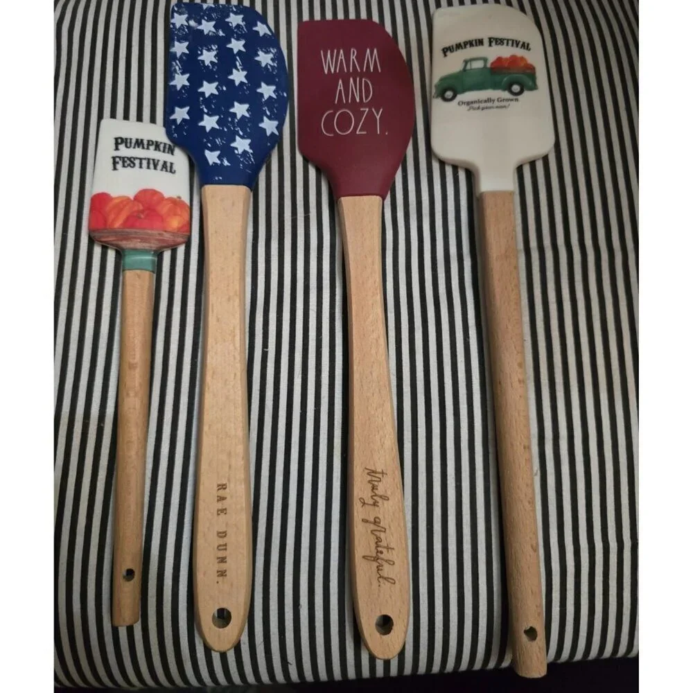 Baking Spatula Lot Pumpkin Patch Warm and Cozy Fall Decor Farmhouse